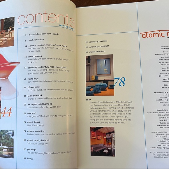 Atomic Ranch Magazine, Spring 2007 - Picture 2 of 2